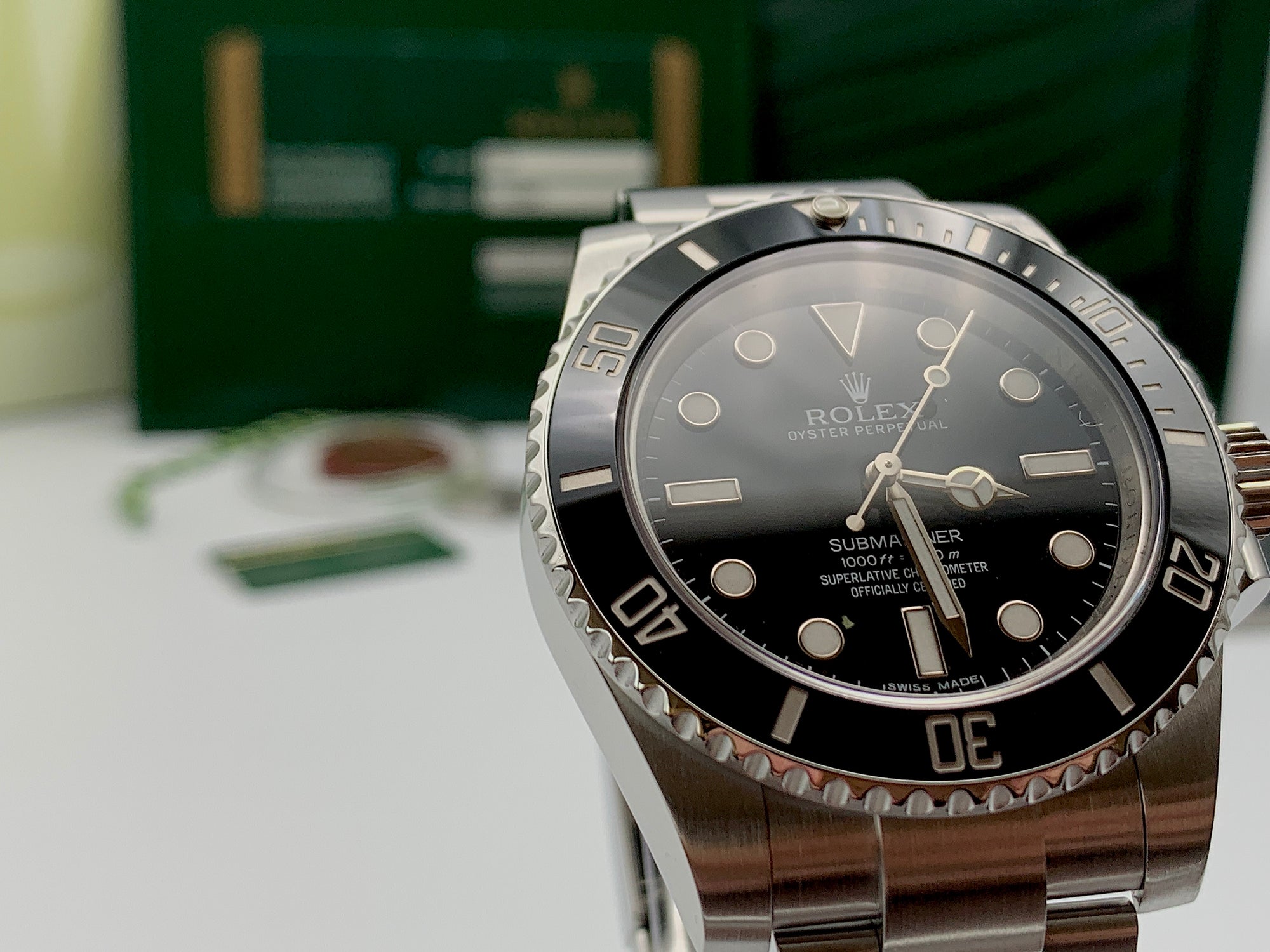SOLD Rolex Submariner No-Date Mint 2012 / service 2019 / Full set