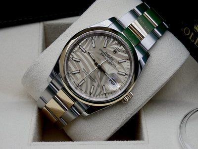 SOLD Novelty Datejust 36 Palm Dial / NEW