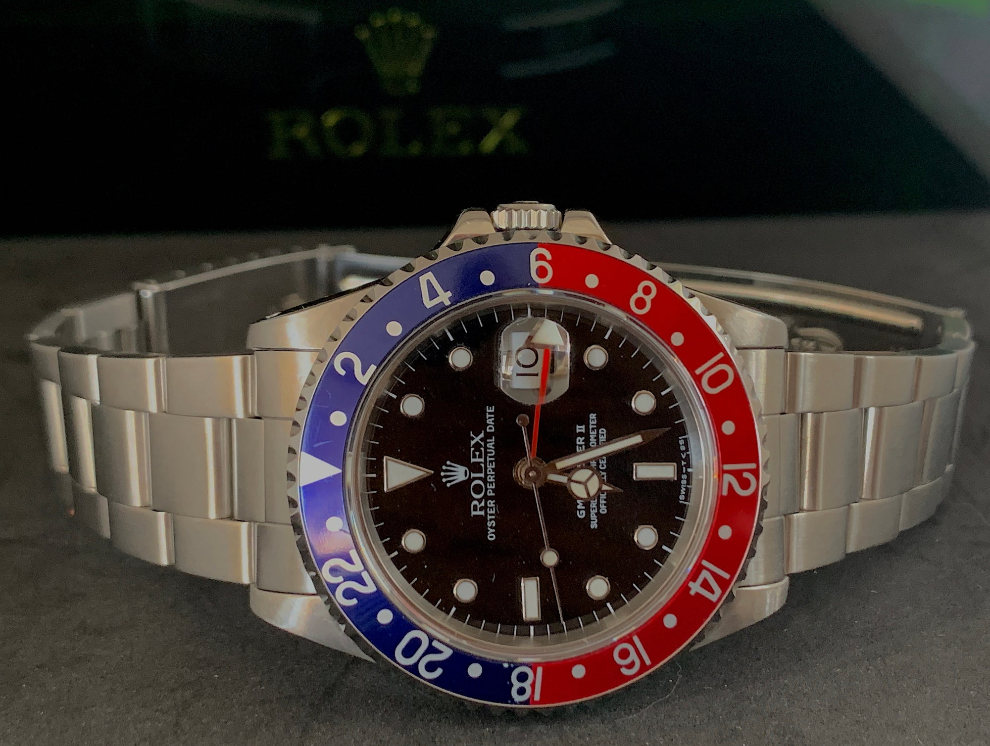 SOLD 16710 GMT-Master II Pepsi Mint