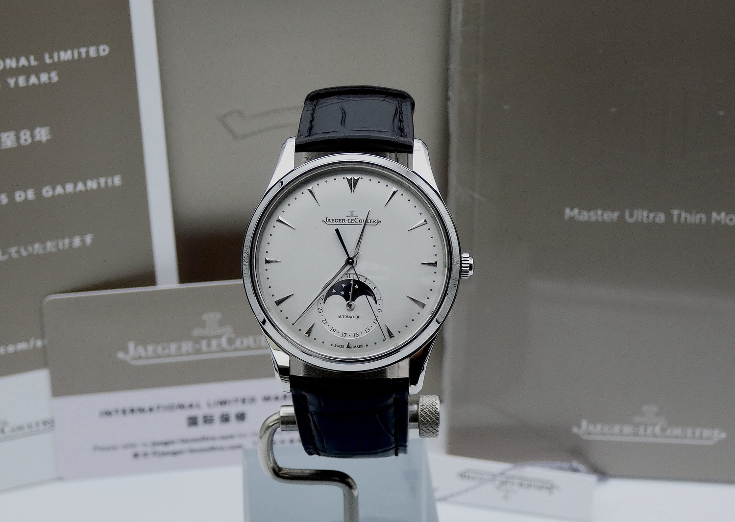 SOLD Jaeger-LeCoultre Master Ultra Thin Moon Full Set