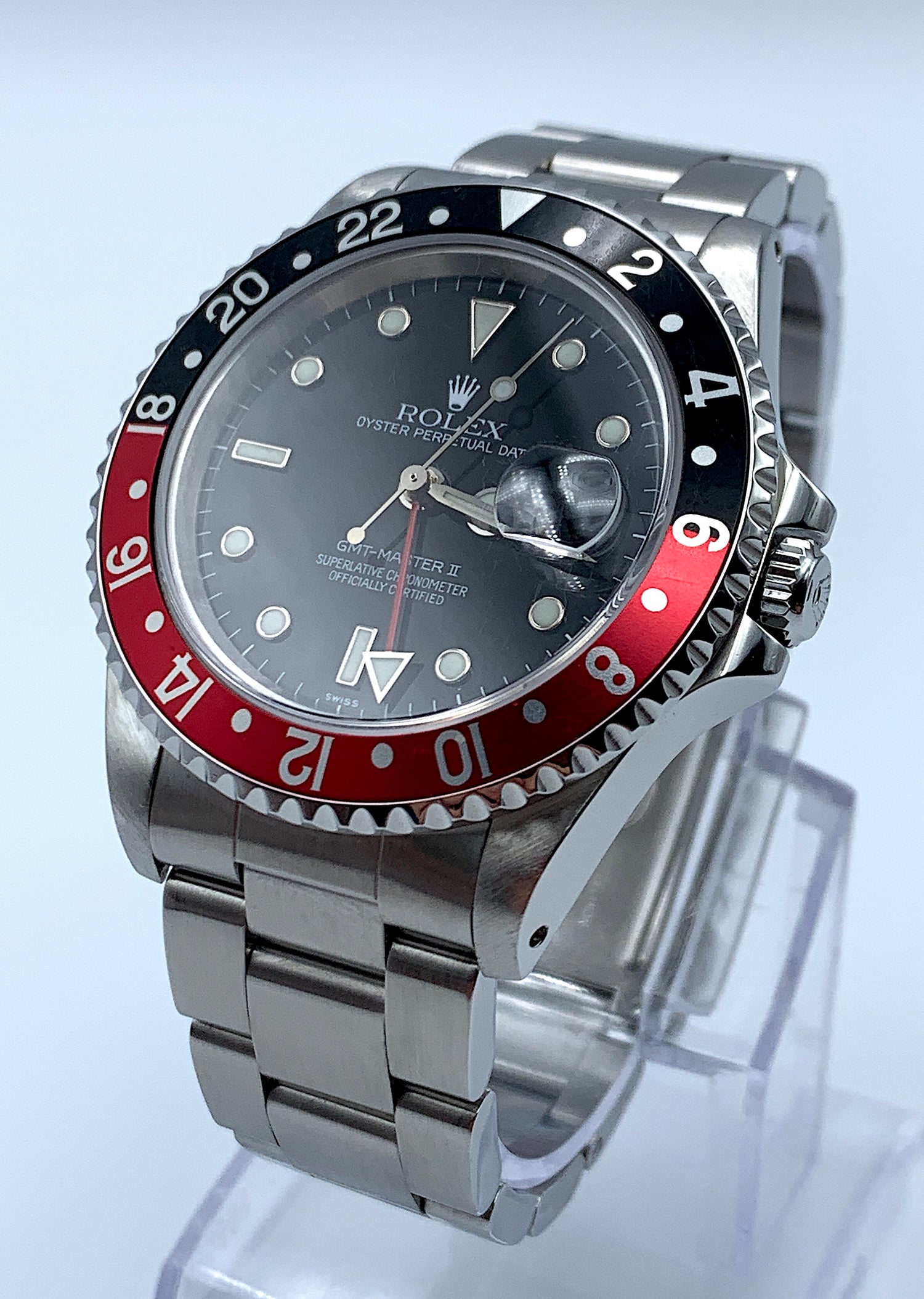 SOLD Rolex GMT-Master II Coke / Mint / Papers / 2 year warranty