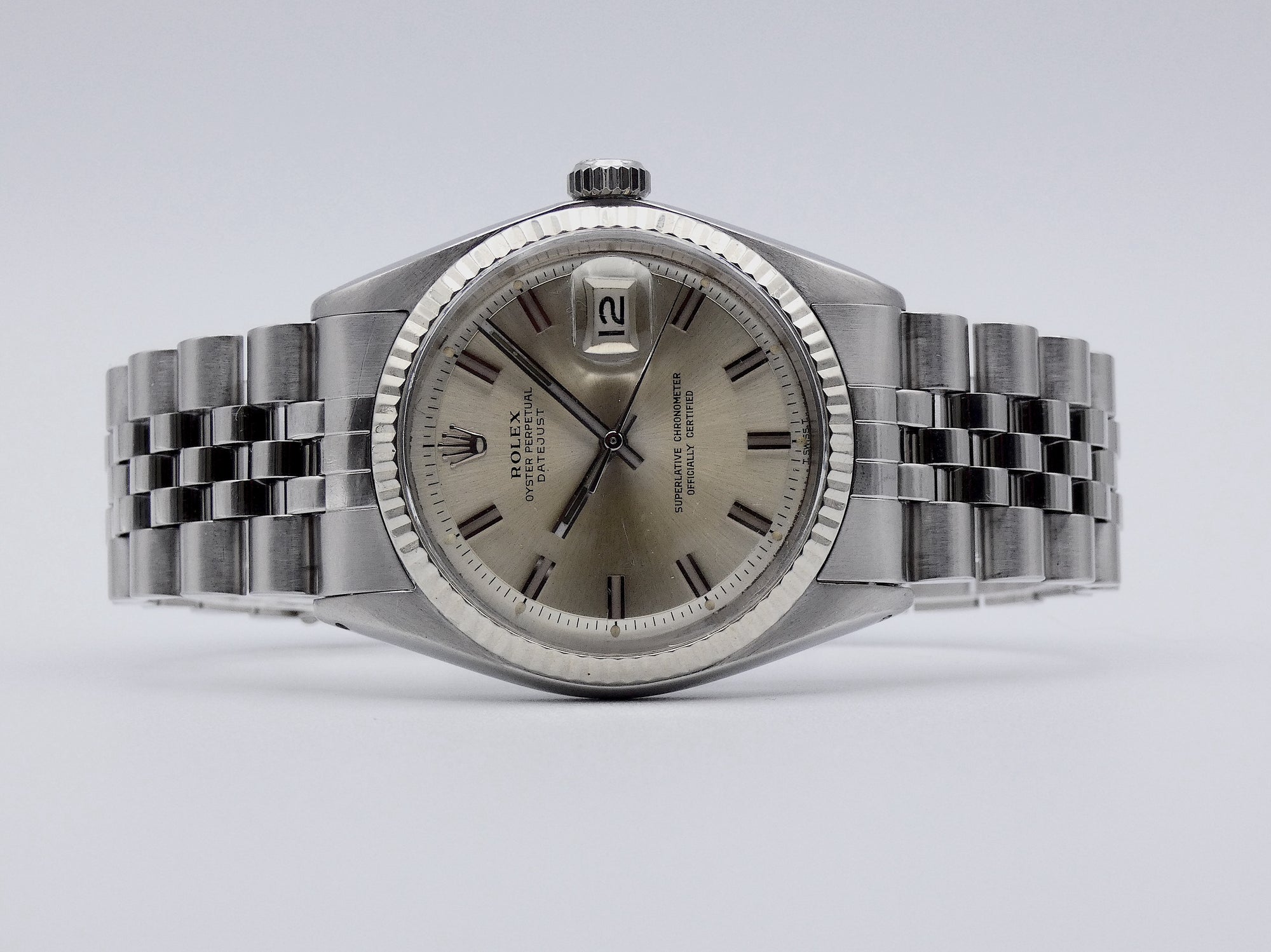 SOLD Datejust 1601 PiePan WideBoy 1969 Mint