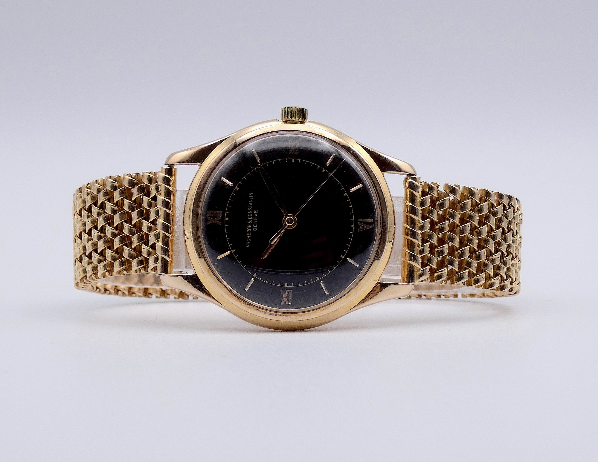 SOLD Vacheron Constantin Super Rare - Rose Gold 18K Bumper automatic 1947 with extract - serviced