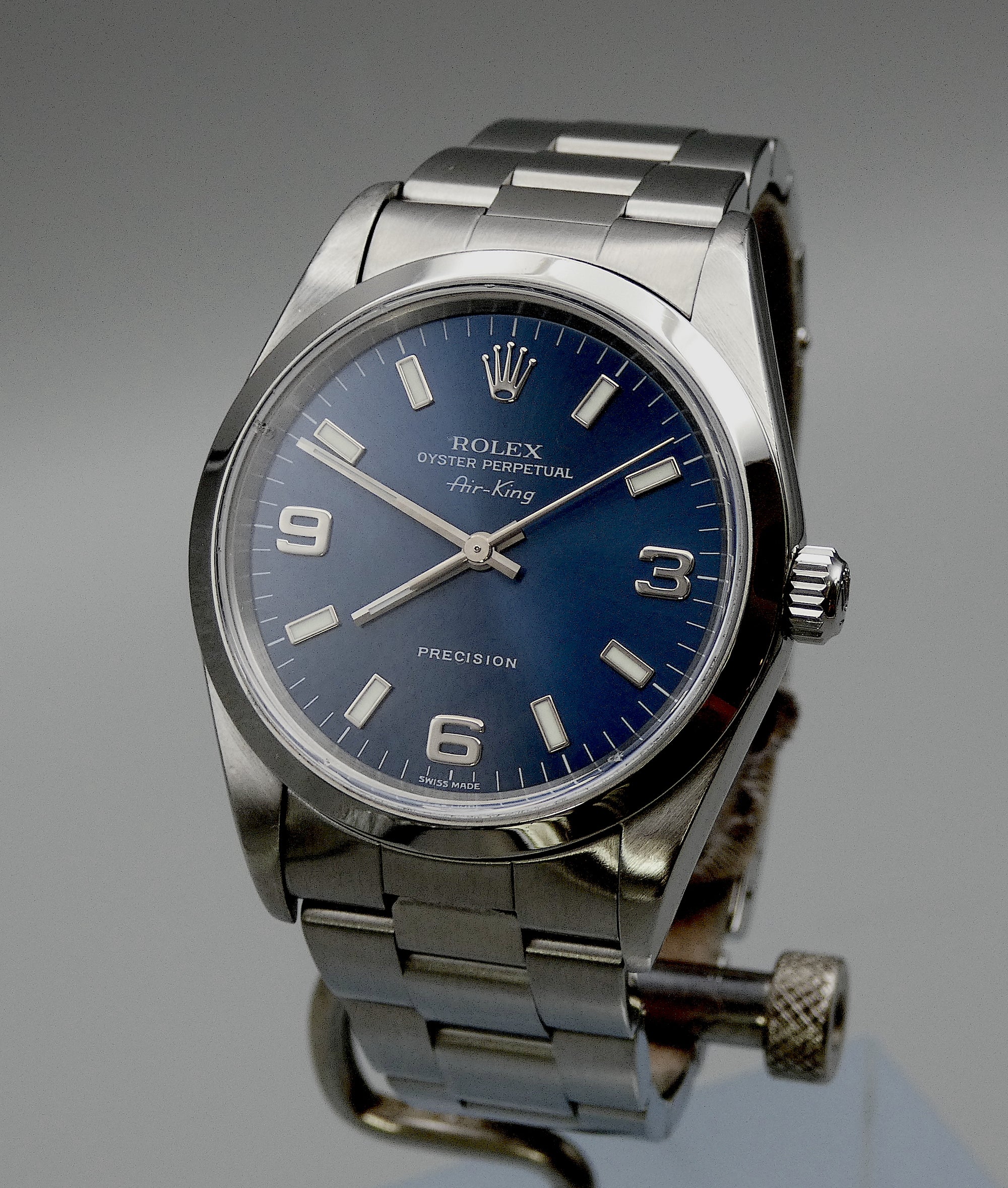 SOLD Air-King 34mm / Full set / Blue