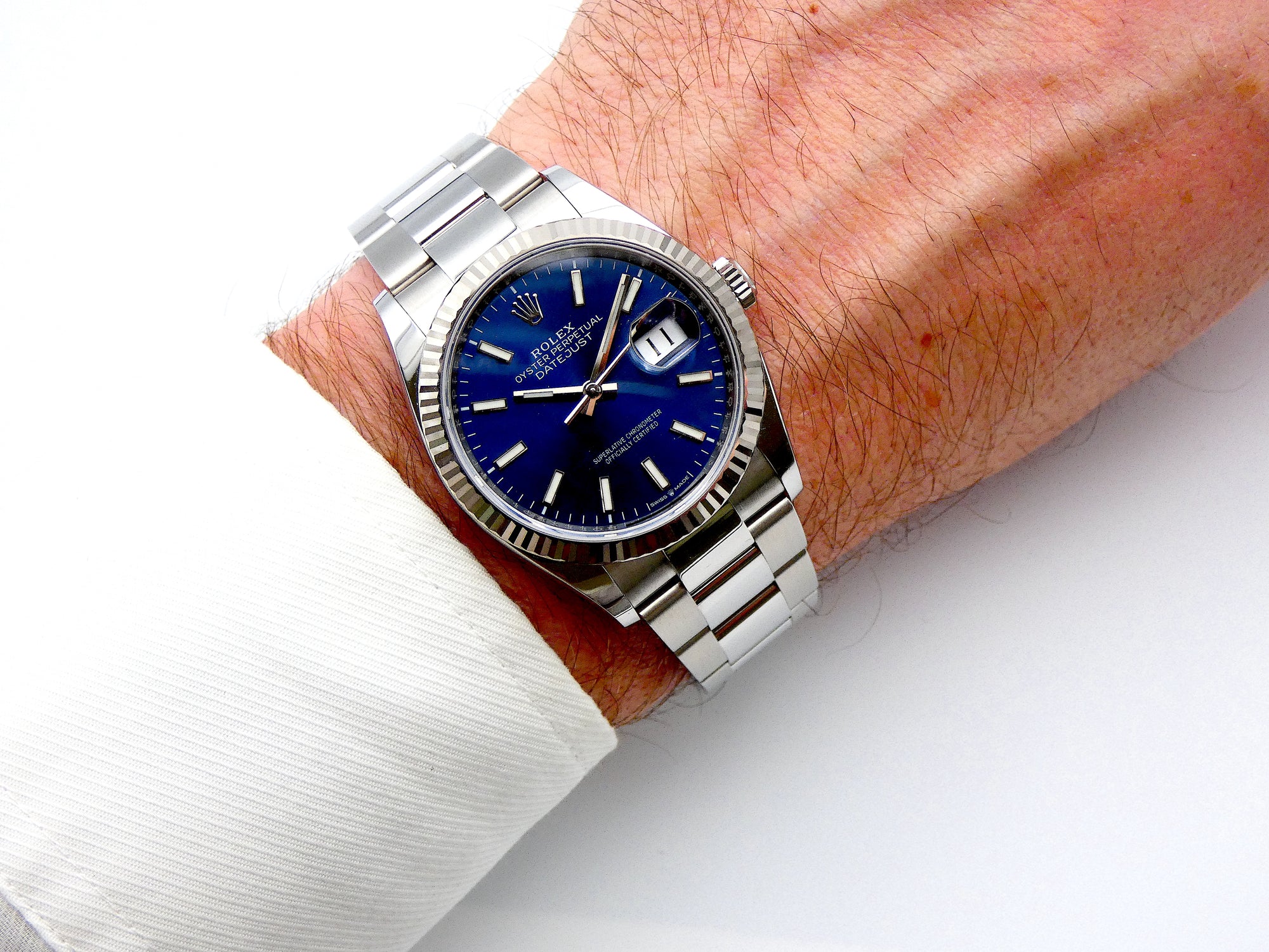 SOLD Rolex Datejust 36 / mint / 2021 / Blue