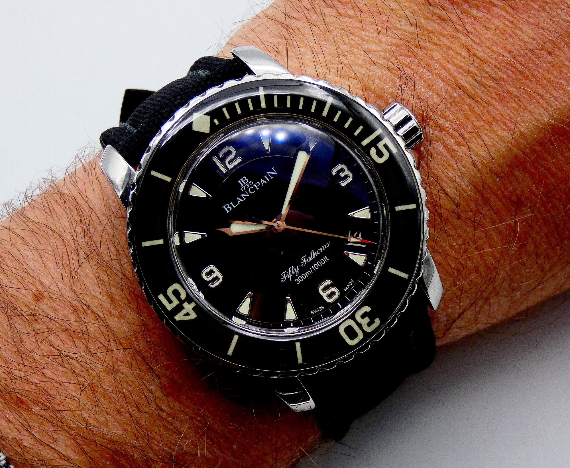 SOLD Blancpain Fifty Fathoms Rare First production / Limited Fifty Fathoms Number 21/30