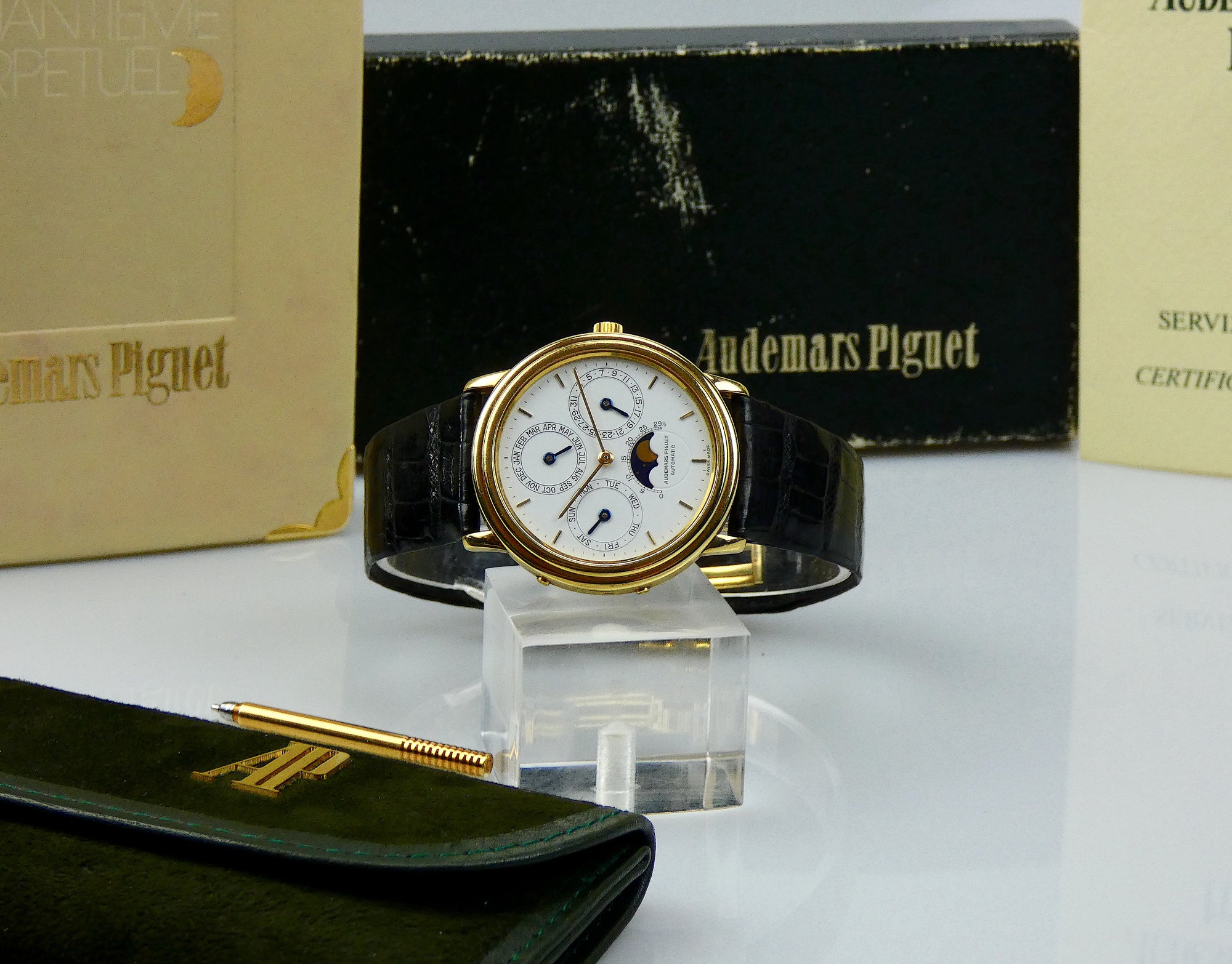 SOLD Audemars Piguet Quantieme Perpetual Calendar - Collectors set 25657BA