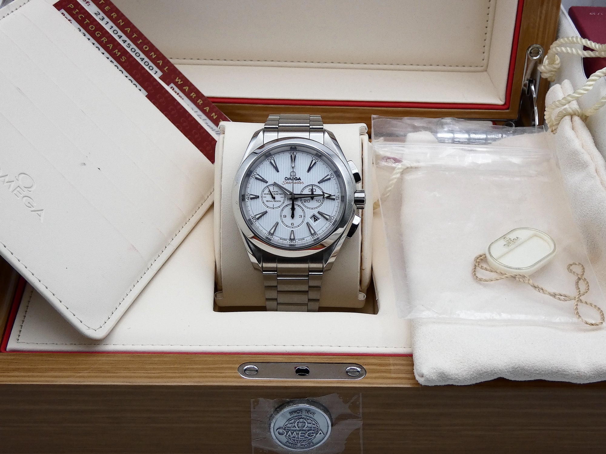 SOLD  Omega Seamaster Aqua Terra / new / full set