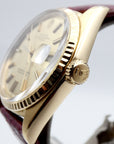 SOLD Datejust 18k Sigma Linen dial / 1973