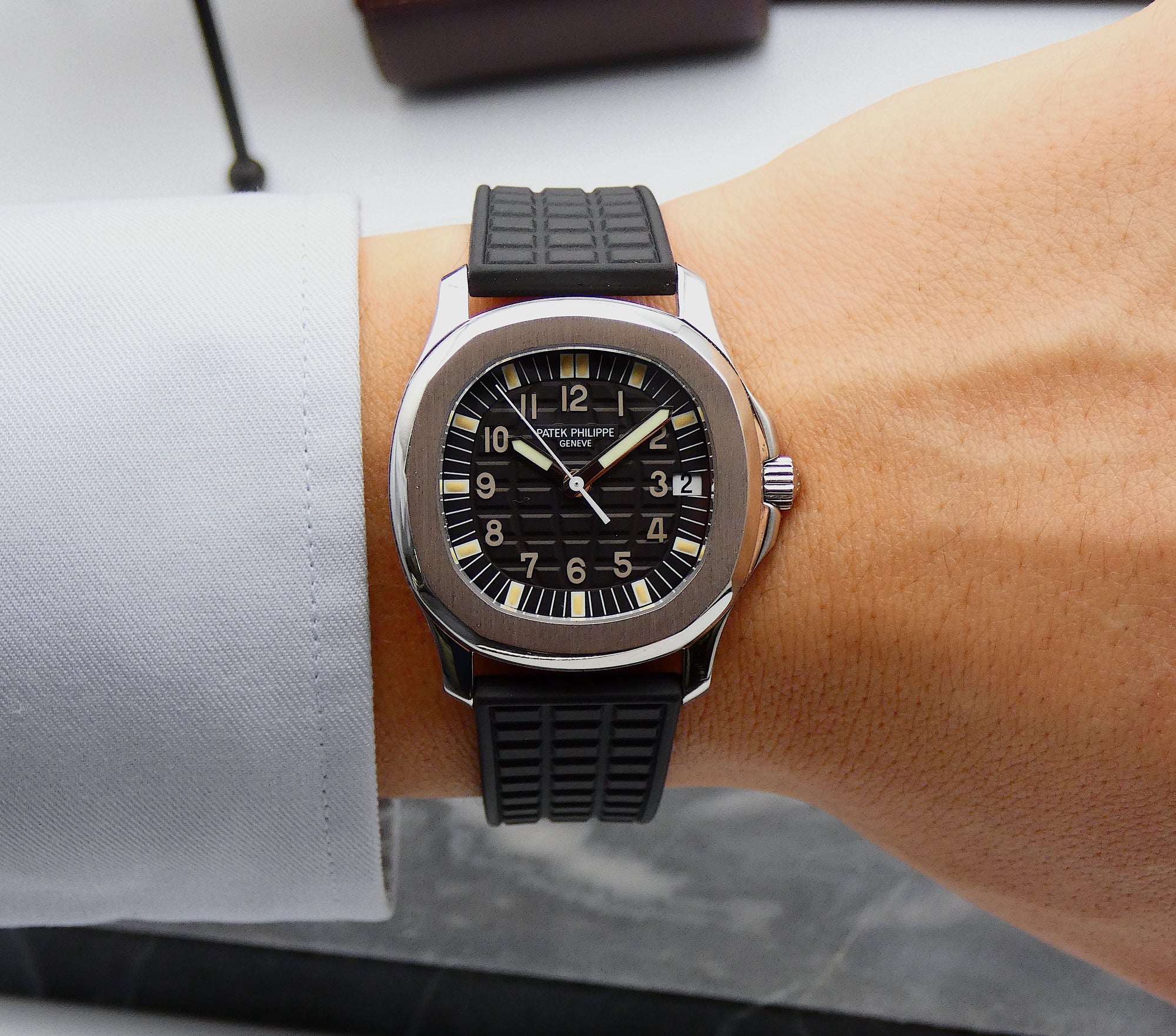 SOLD Aquanaut Choco Dial / extract / service / Nice patina