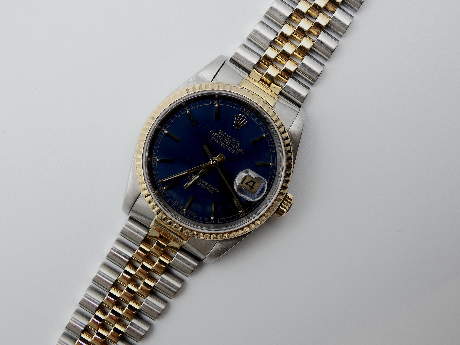 SOLD Datejust 36 blue 1991