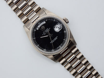 SOLD Rolex Day-Date 36 Black dial / serviced / warranty 18239