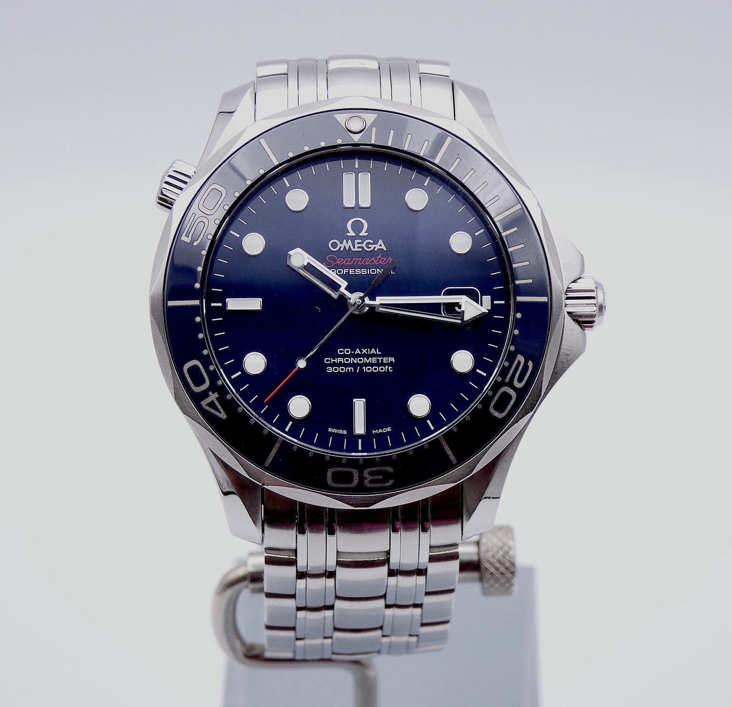 SOLD Seamaster Diver 300M Blue full set 2015 / with micro adjust clasp