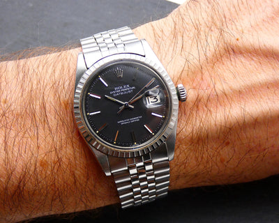 SOLD Rolex Datejust 36 - Grey/Black with papers