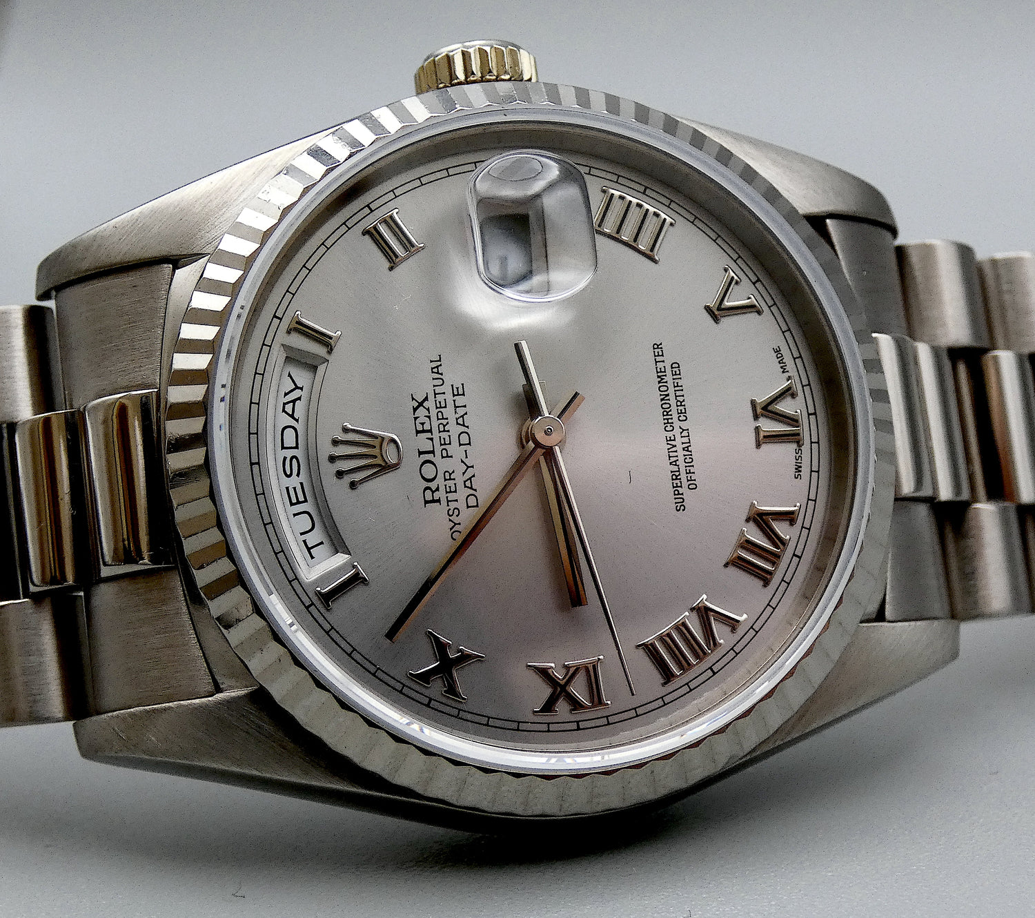 SOLD Rolex Day-Date 36 White gold - serviced - warranty