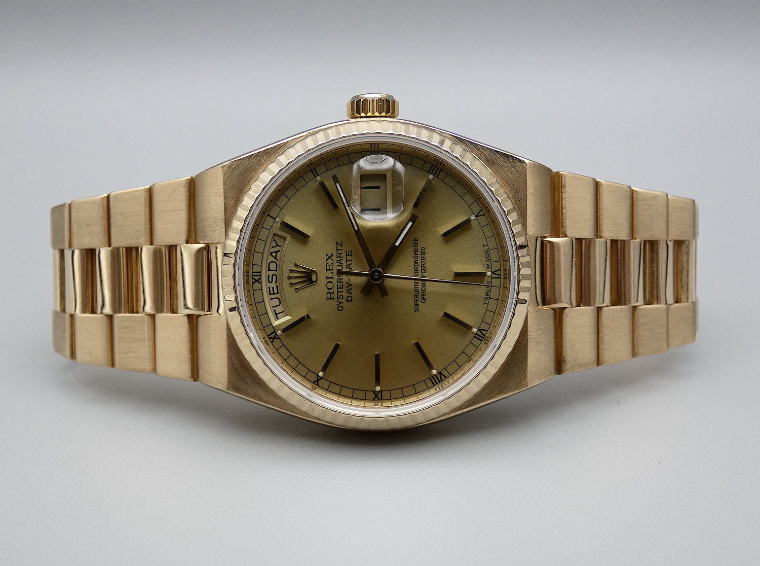 SOLD Day-Date Oysterquartz 1986 / Serviced