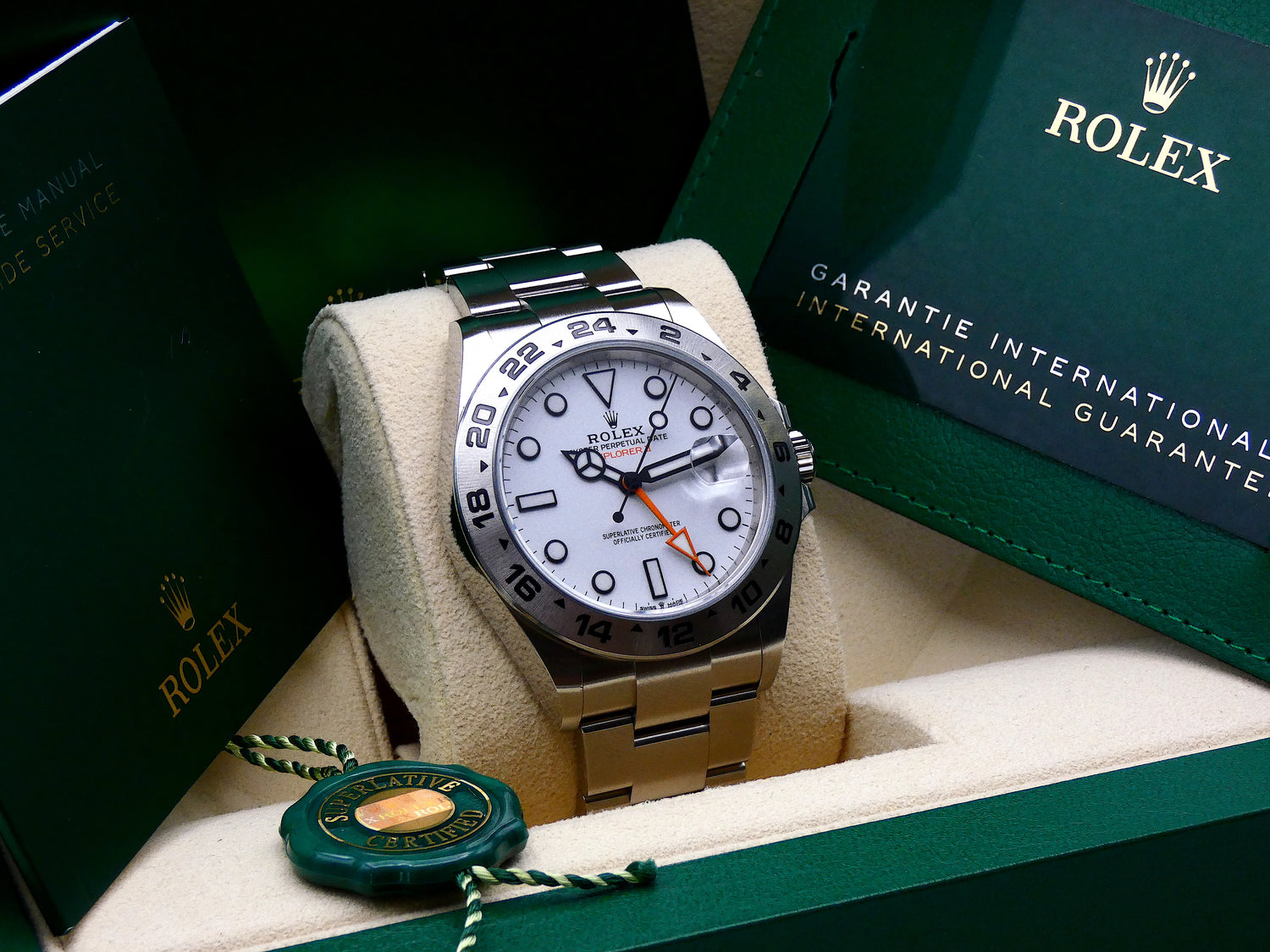 SOLD Rolex Explorer II / 2021 / 4 years warranty left