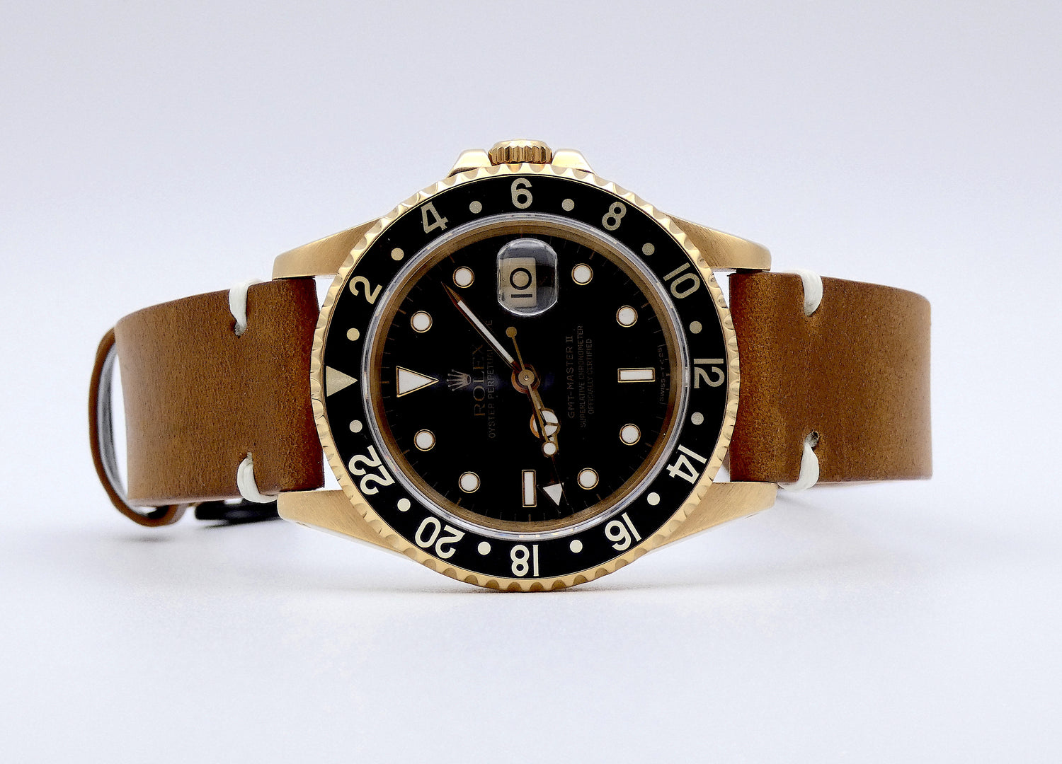 SOLD  GMT-Master II 18K gold MINT
