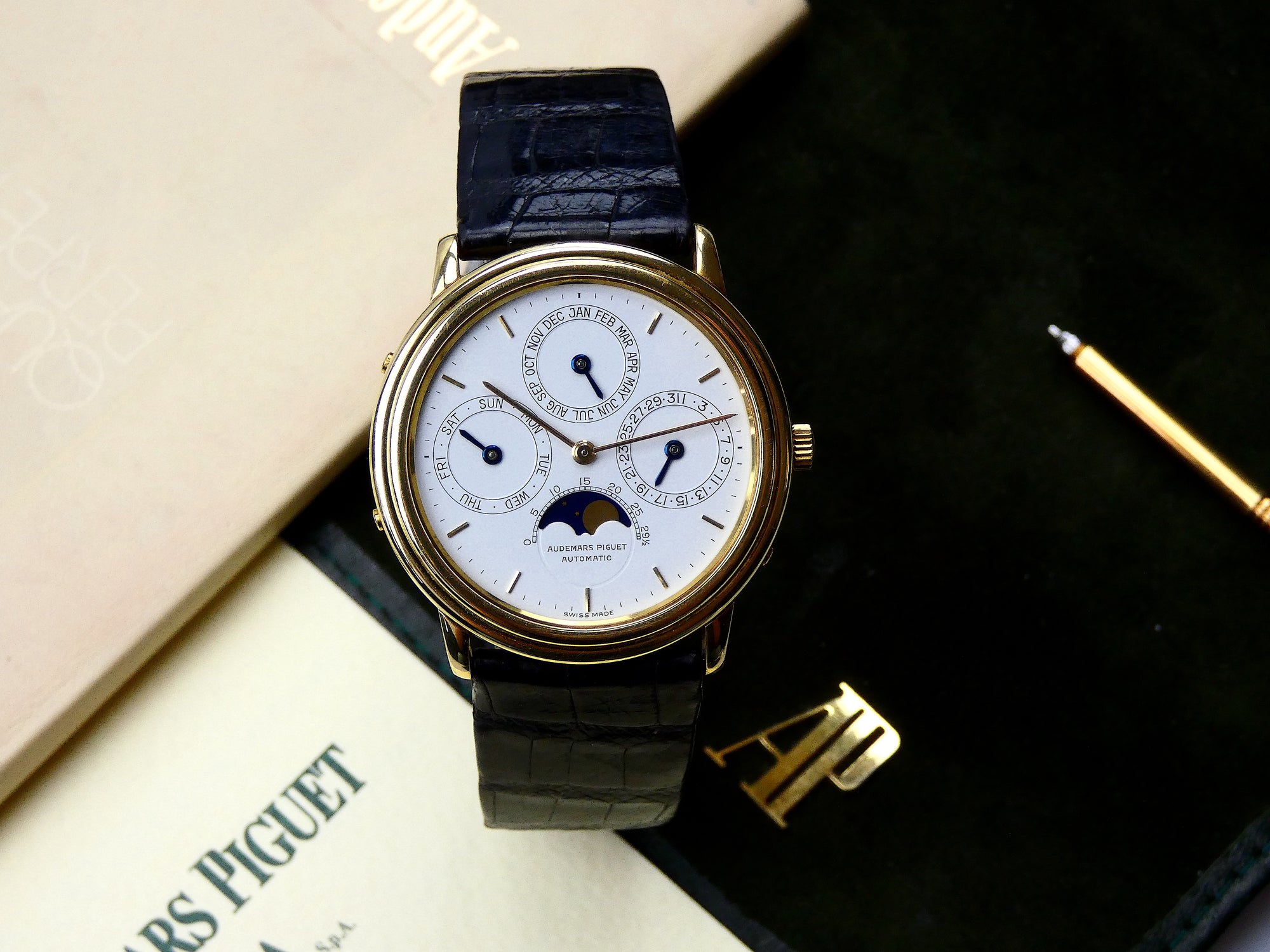 SOLD Audemars Piguet Quantieme Perpetual Calendar - Collectors set 25657BA