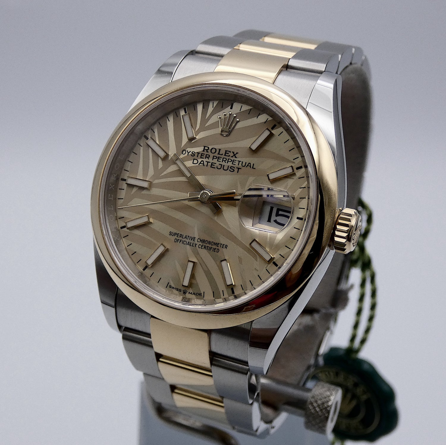 SOLD Novelty Datejust 36 Palm Dial / NEW
