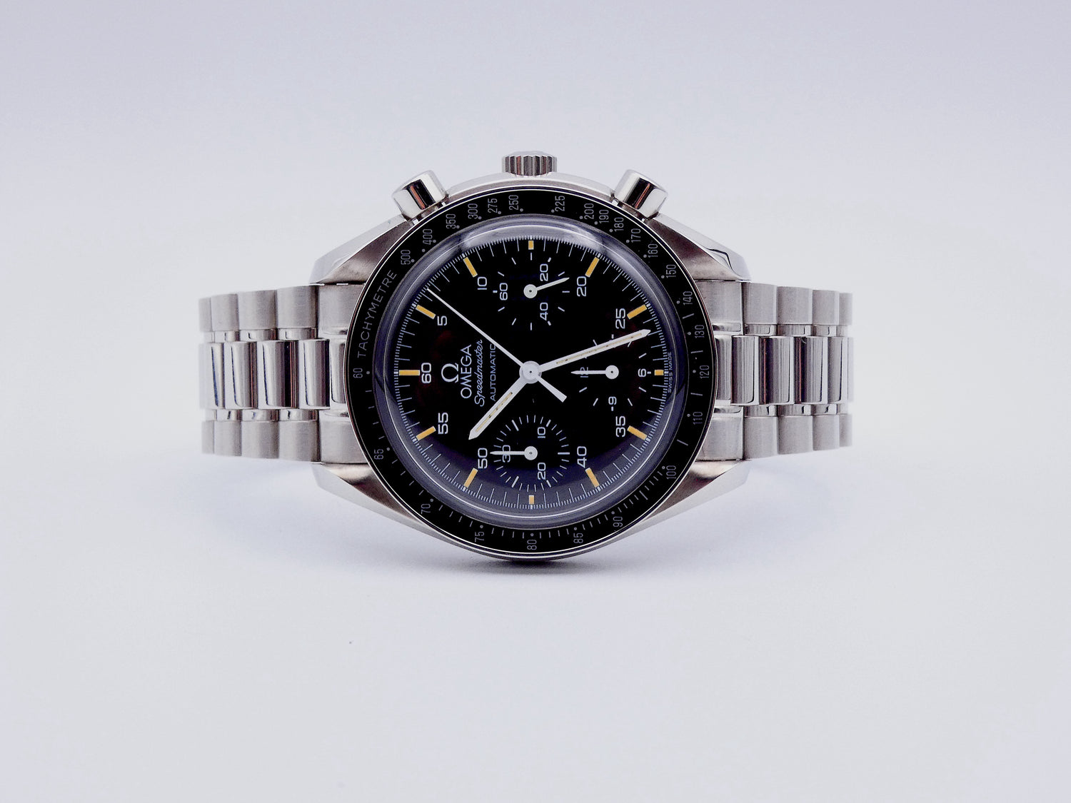 SOLD Speedmaster Reduced / Mint / pumpkin tritium