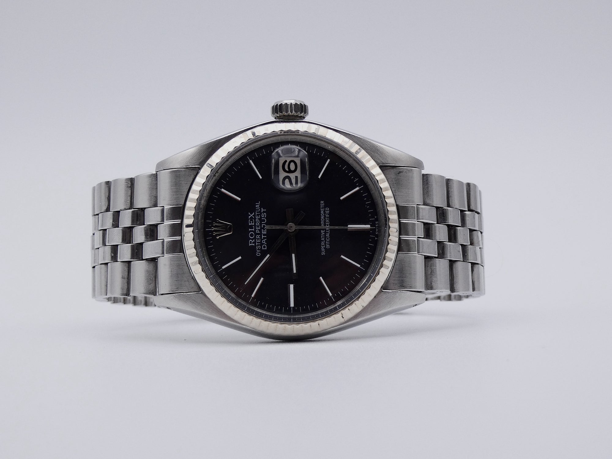 SOLD  Datejust 36 mat black dial 1972