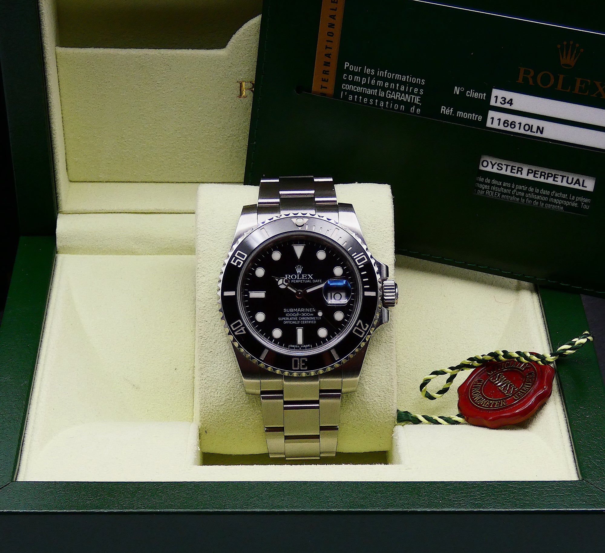 SOLD Rolex Submariner Date 116610LN / 2011