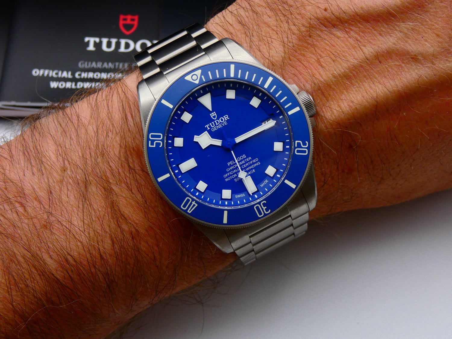 SOLD Tudor Pelagos Blue Dial Titanium 42mm 25600TB / 5-2022 + 2 straps