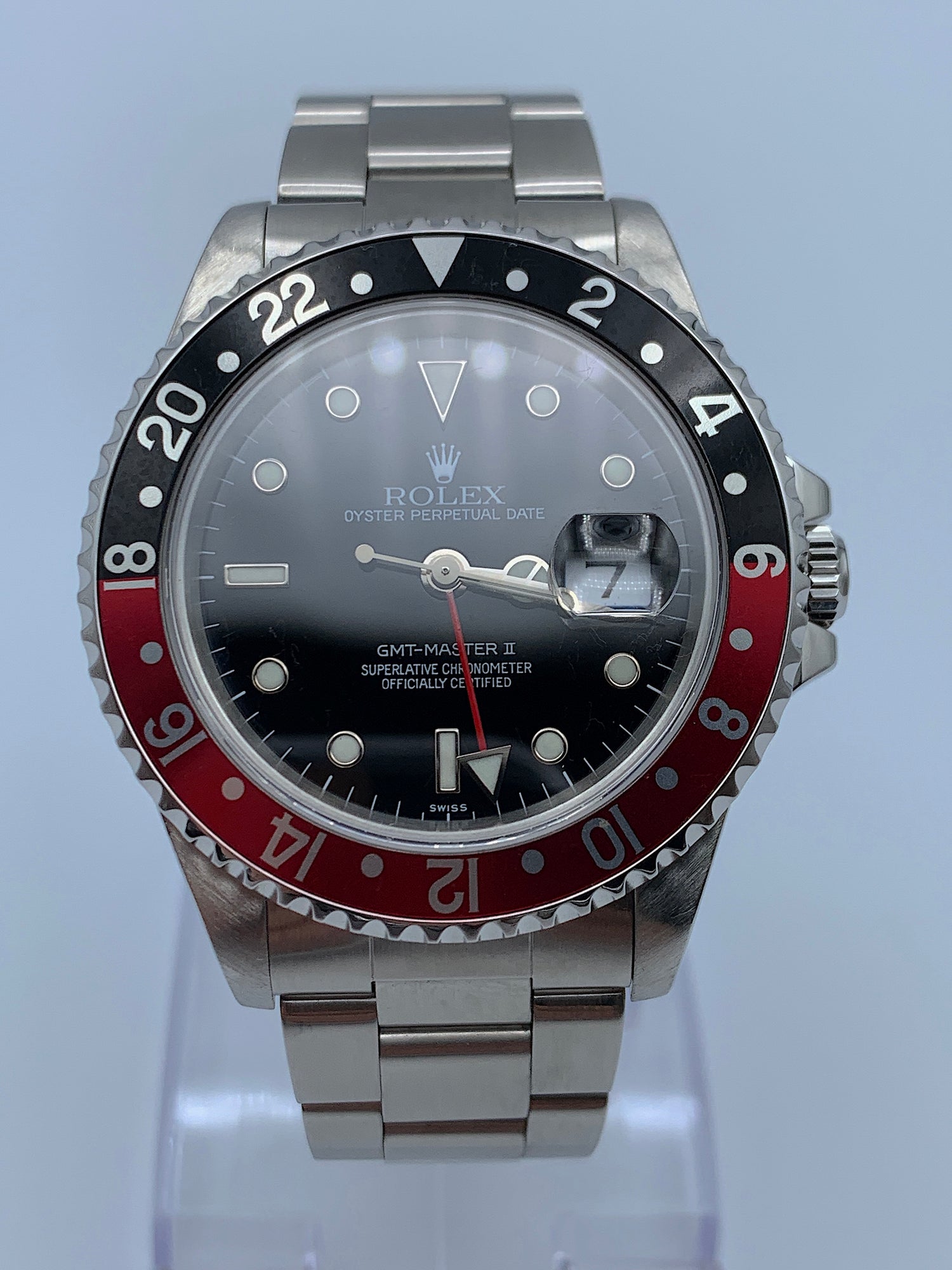 SOLD Rolex GMT-Master II Coke / Mint / Papers / 2 year warranty