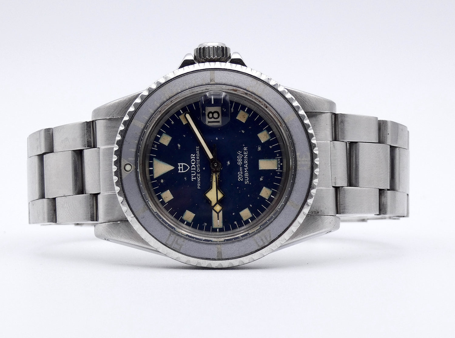 SOLD Submariner Snowflake Blue 1976 / Ghost bezel / Snowflake dial