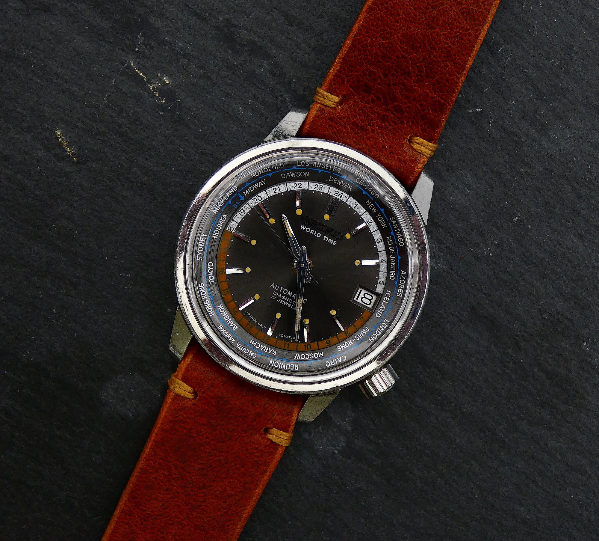 SOLD Seiko Super Rare Tokyo Olympics World Time / 1967