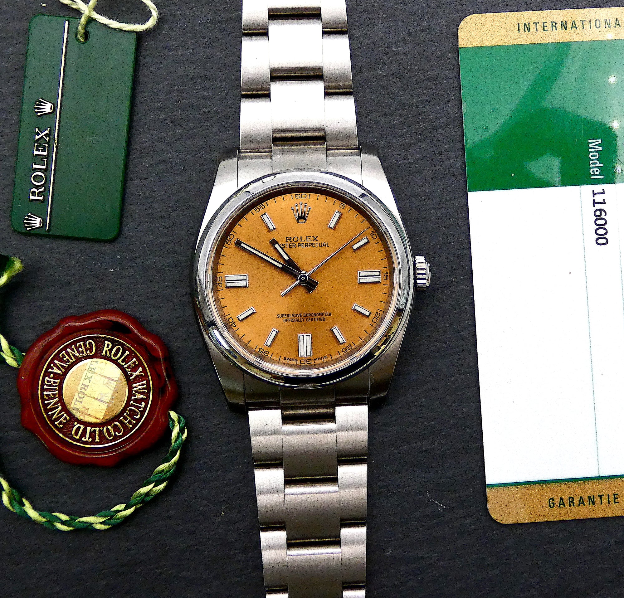 SOLD Rare Oyster Perpetual 36 / NOS / Orange