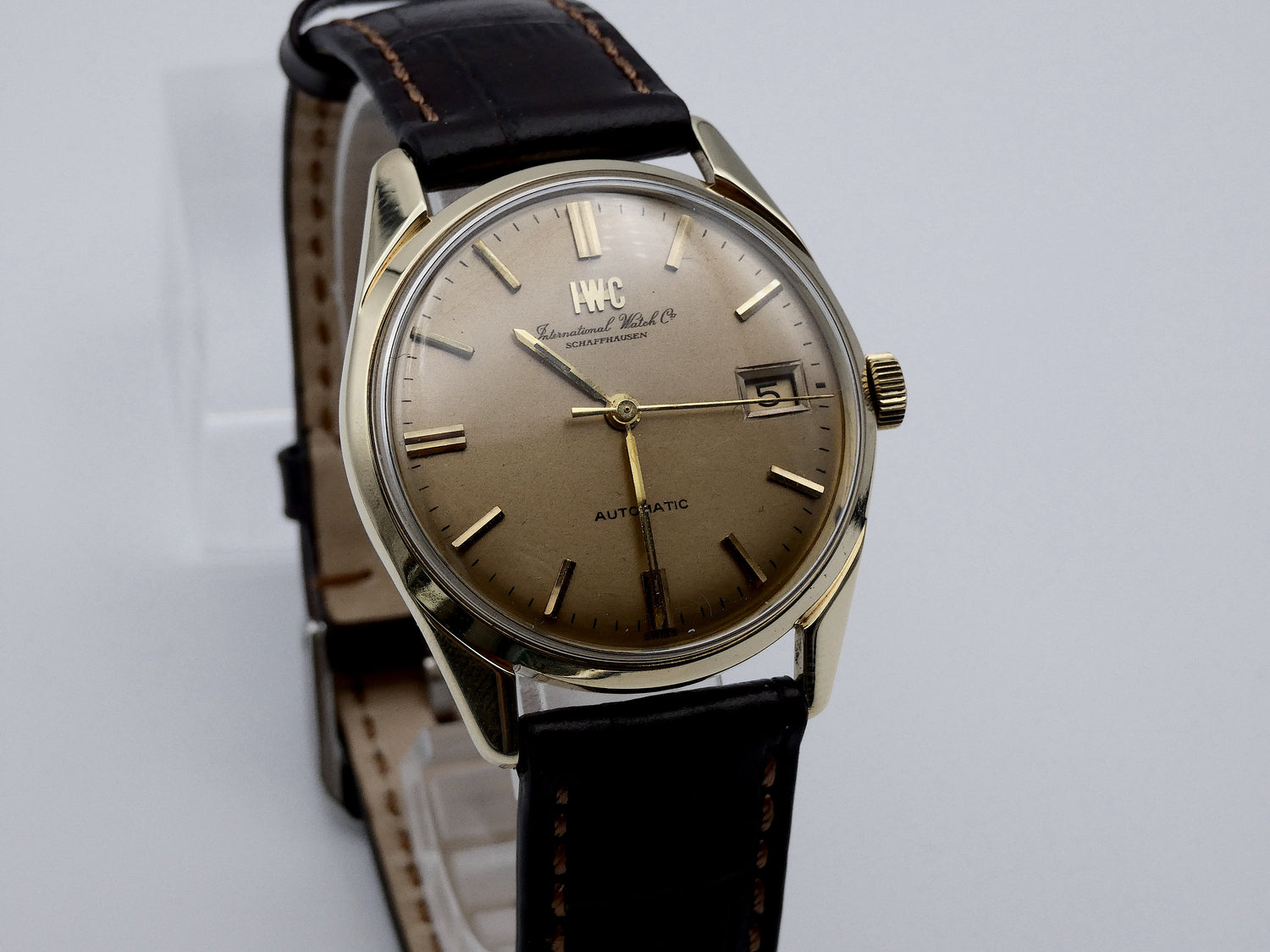 SOLD IWC Vintage 14K Gold 35mm Portofino