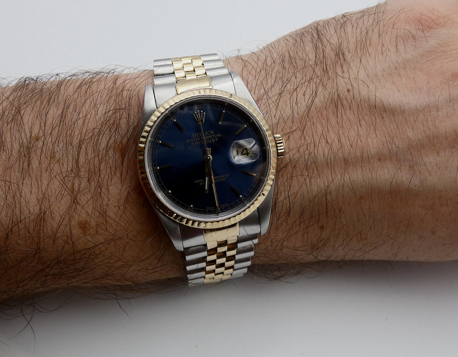 SOLD Datejust 36 blue 1991