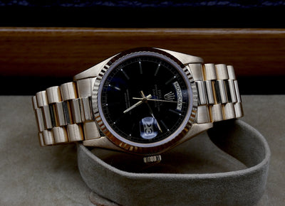 SOLD Rolex Day-Date 36 / Very nice / Black / 1979