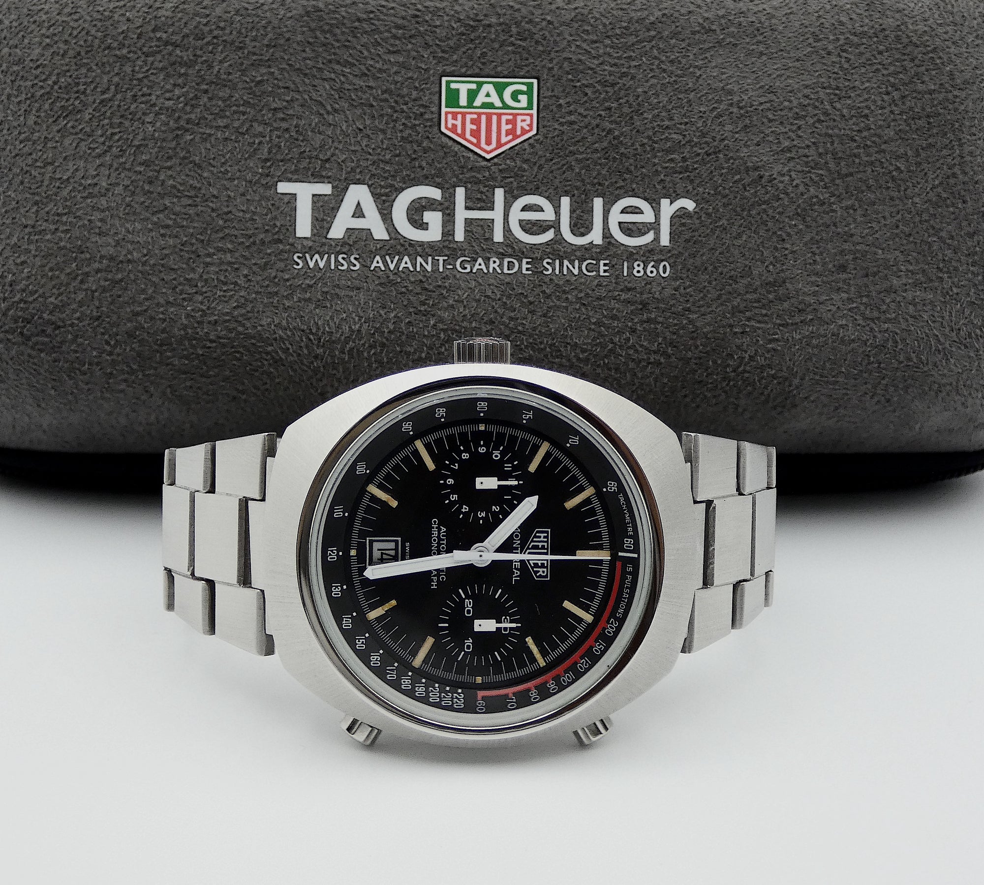 SOLD Heuer Mint Vintage Montreal &quot;Stefan Bellof&quot; 70&#39;s