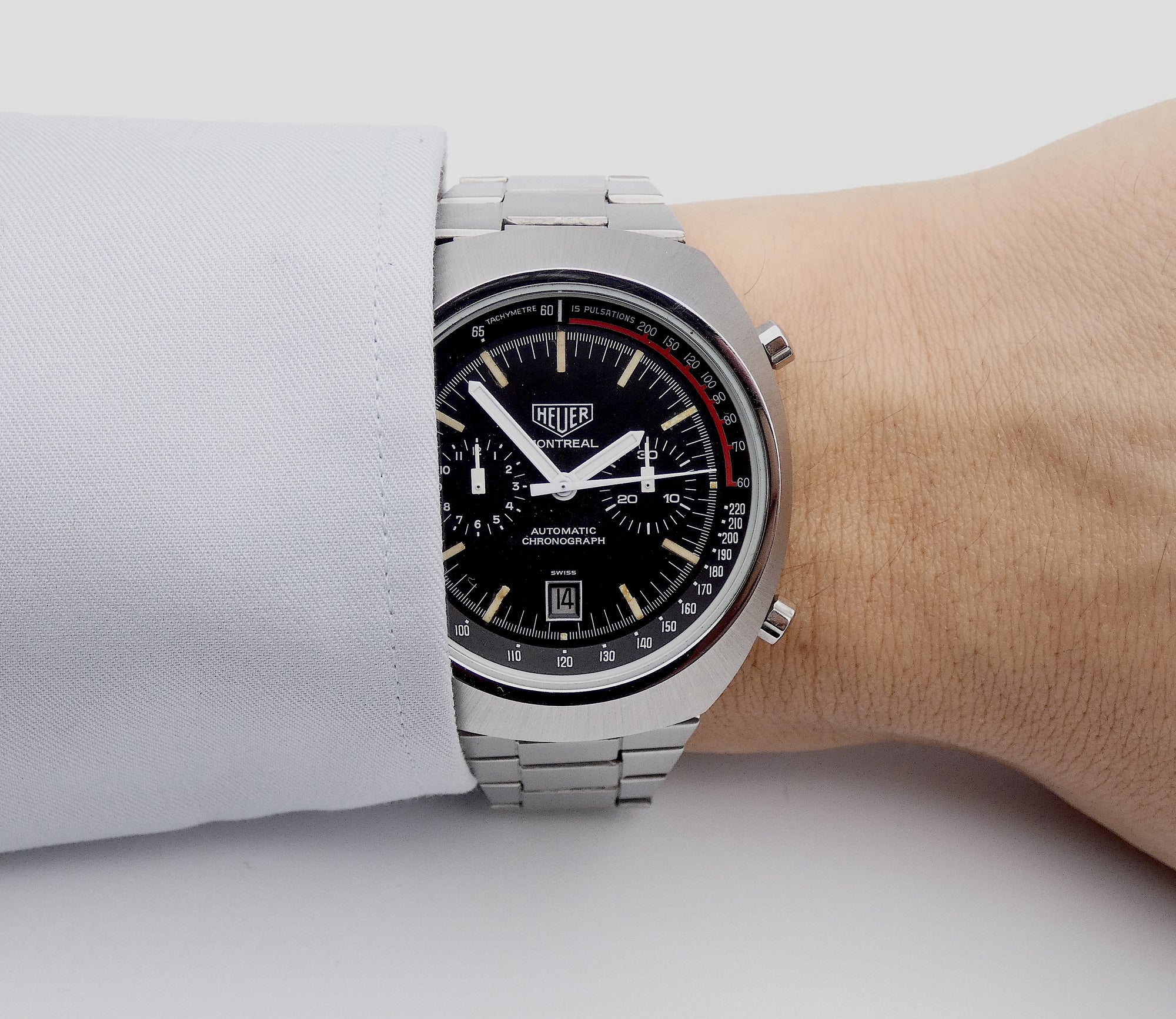 SOLD Heuer Mint Vintage Montreal &quot;Stefan Bellof&quot; 70&#39;s