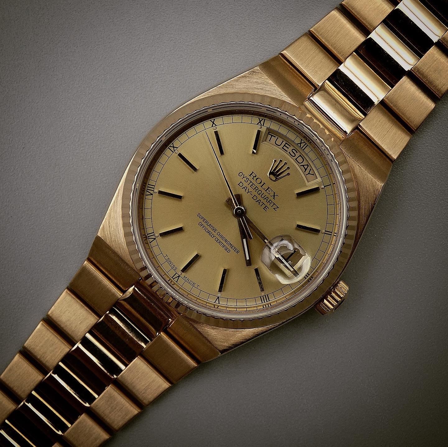 SOLD Day-Date Oysterquartz 1986 / Serviced