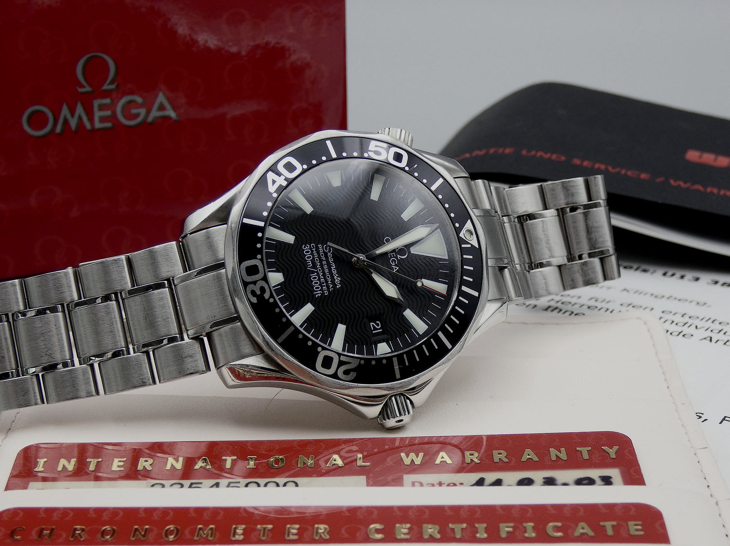 SOLD Omega Seamaster Professional 300m / full set / Peter Blake