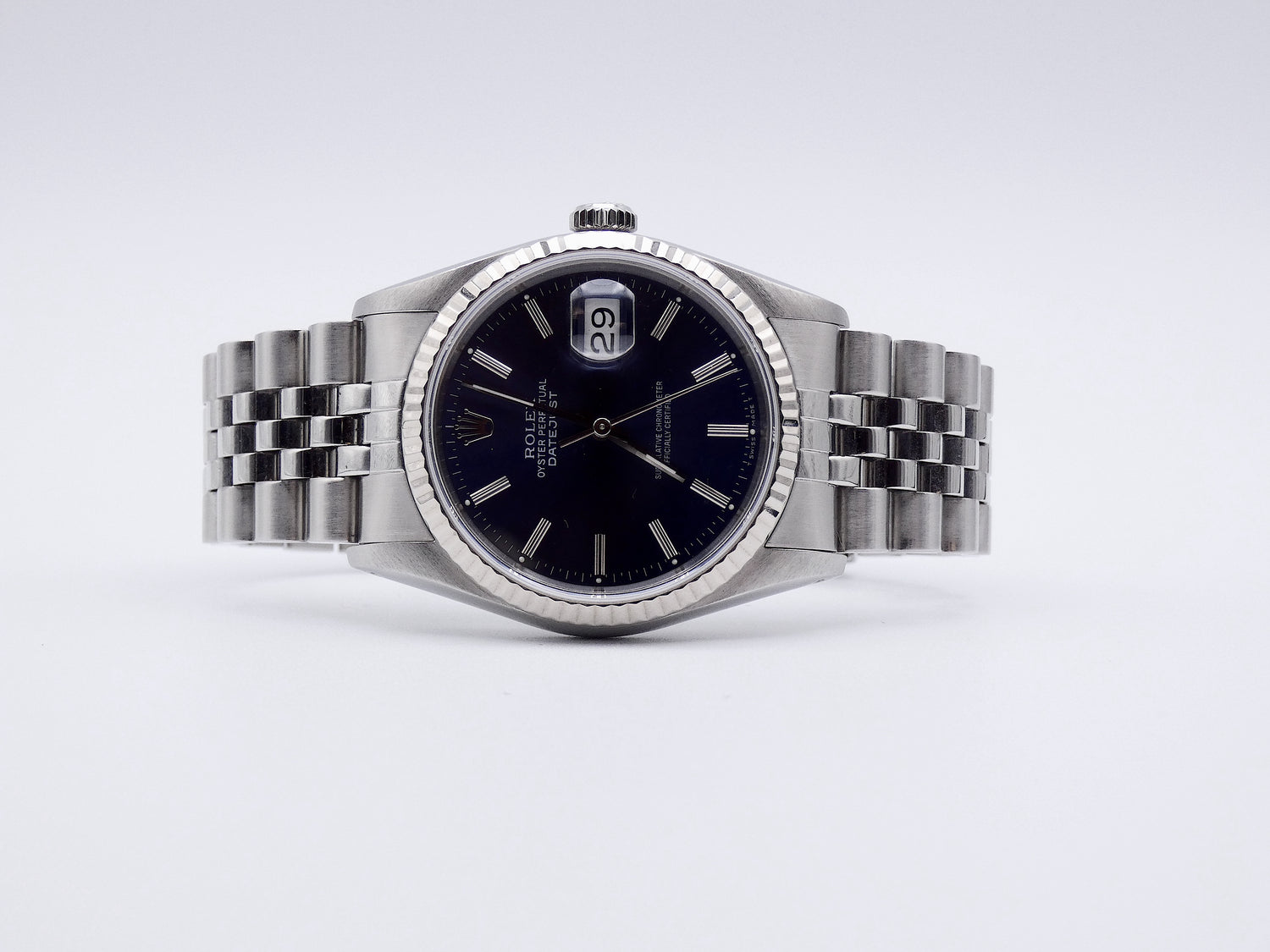 SOLD Rolex Datejust 36 1991 full set / blue