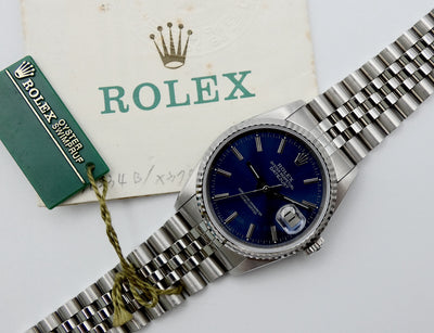 SOLD Datejust 36mm Blue MINT / 1991