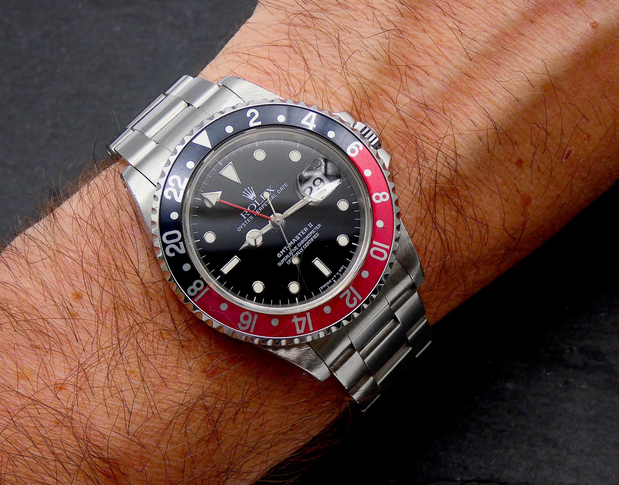 SOLD Rolex GMT-Master II / unpolished / 1997 / serviced
