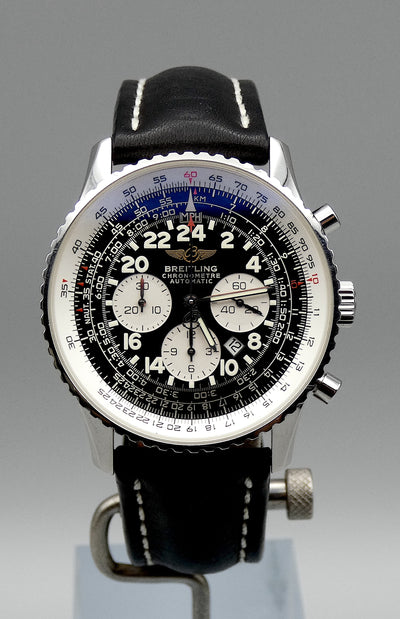 SOLD  Breitling Navitimer Cosmonaute Panda - MINT full set / serviced