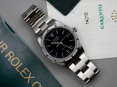 SOLD Rolex Air-King 2000 with papers / Black dial