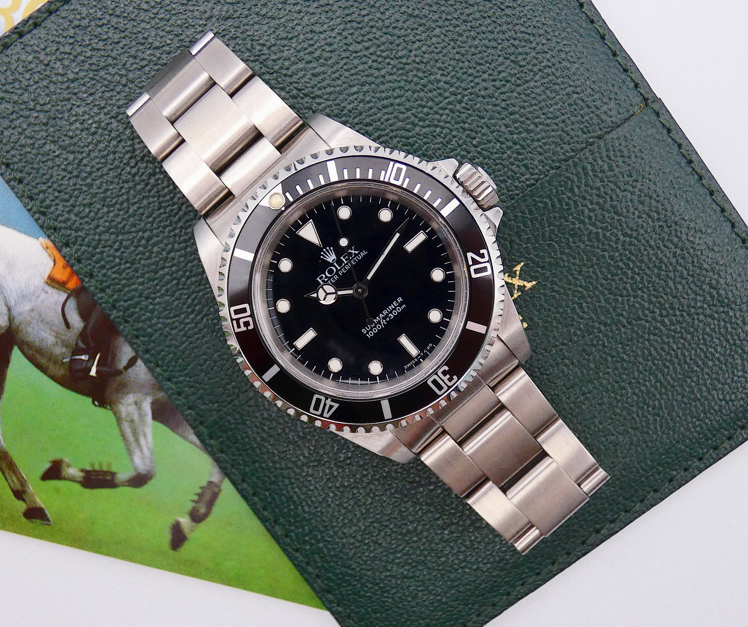 SOLD Rolex Submariner 14060 1990 A++ / serviced with warranty and papers