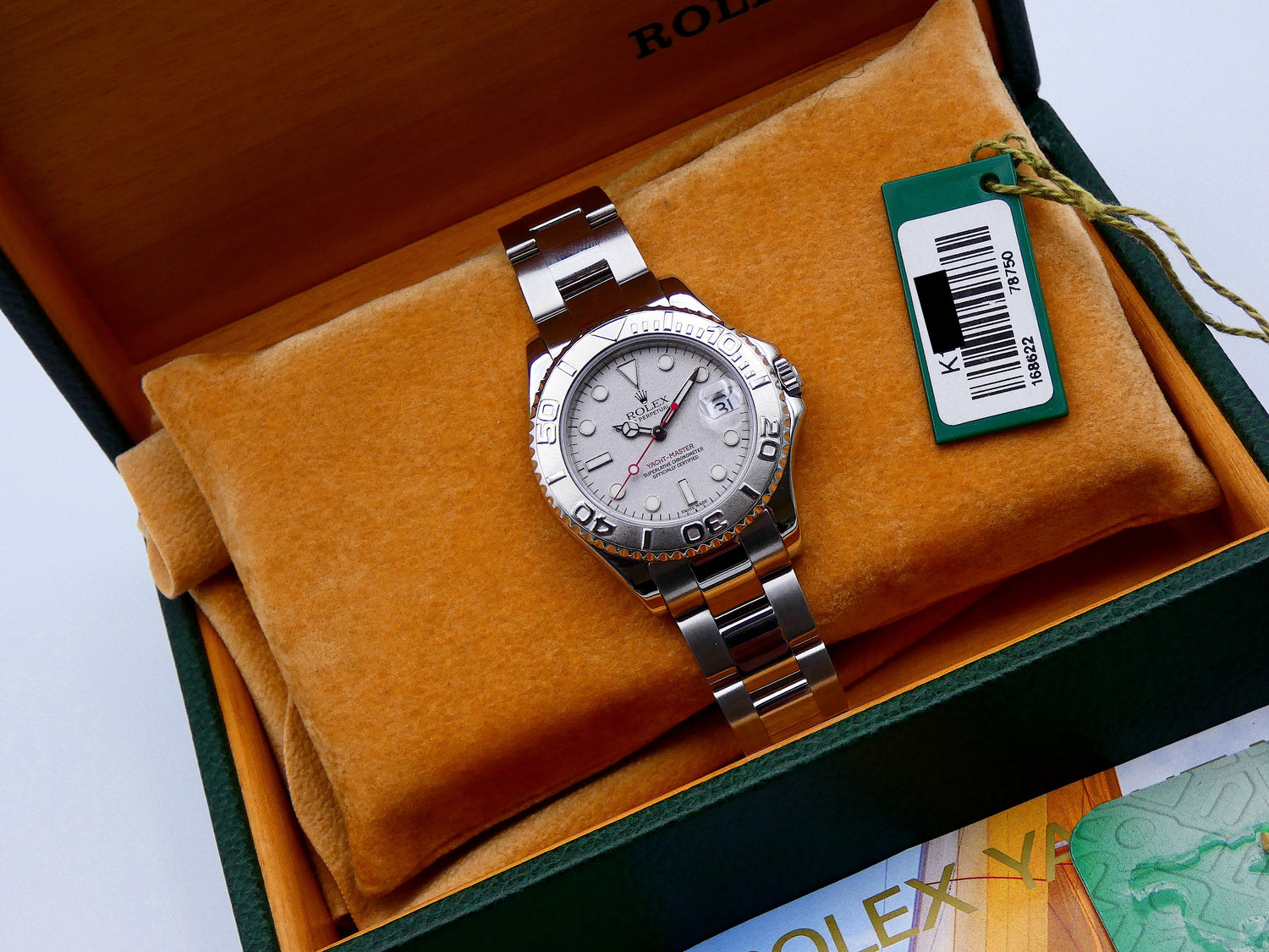 Rolex Yacht-Master 168622 - serviced / warranty - box tag booklets