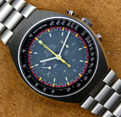 SOLD Speedmaster Mark Ii + papers / serviced by Omega / polished / 1977