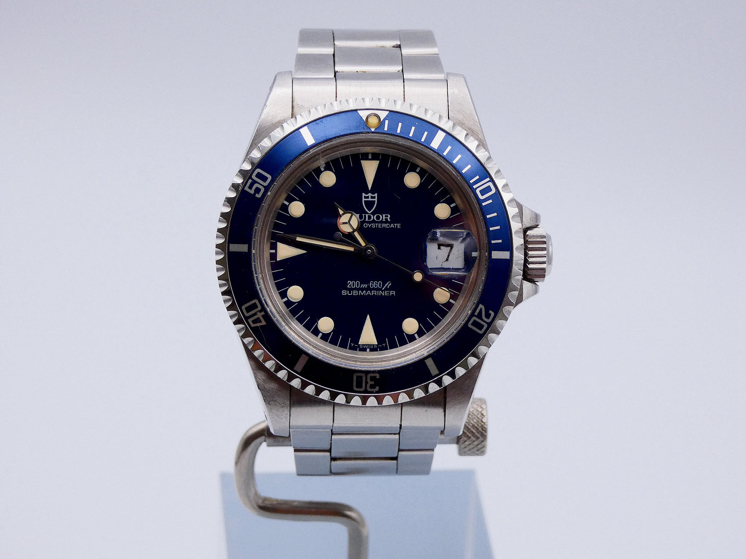 Tudor Submariner Blue / Mint unpolished with amazing patina