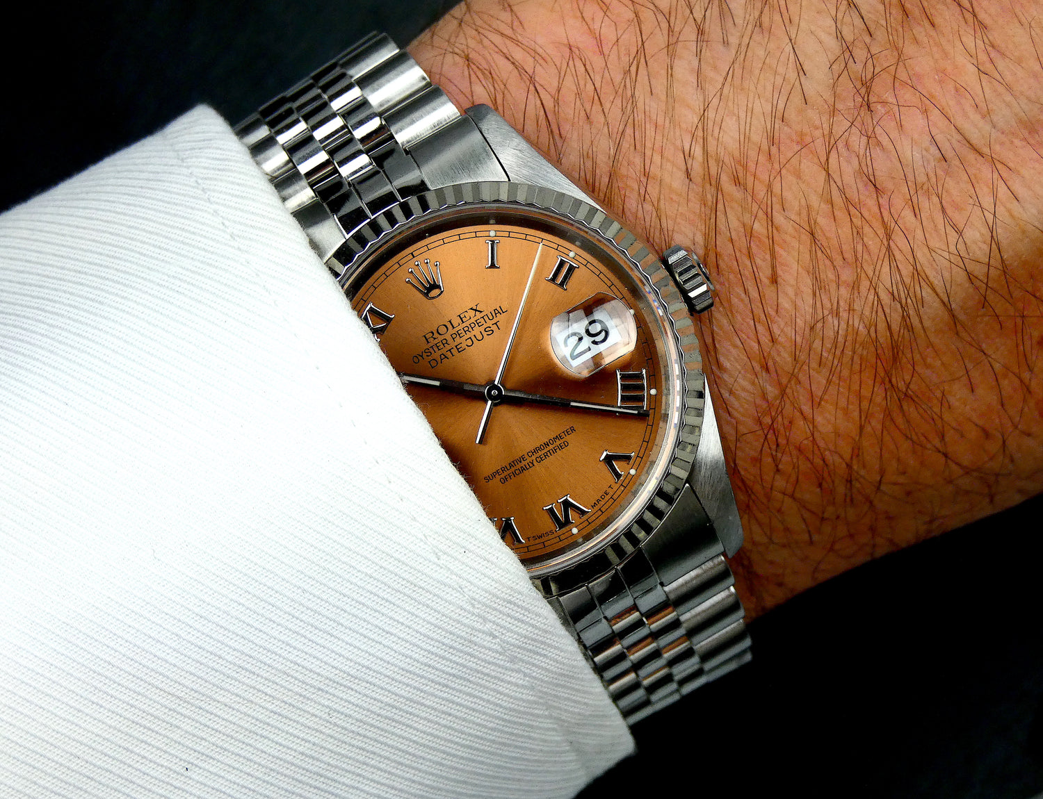 SOLD Rolex Datejust 36 / Rare brown dial / 1995 / Mint