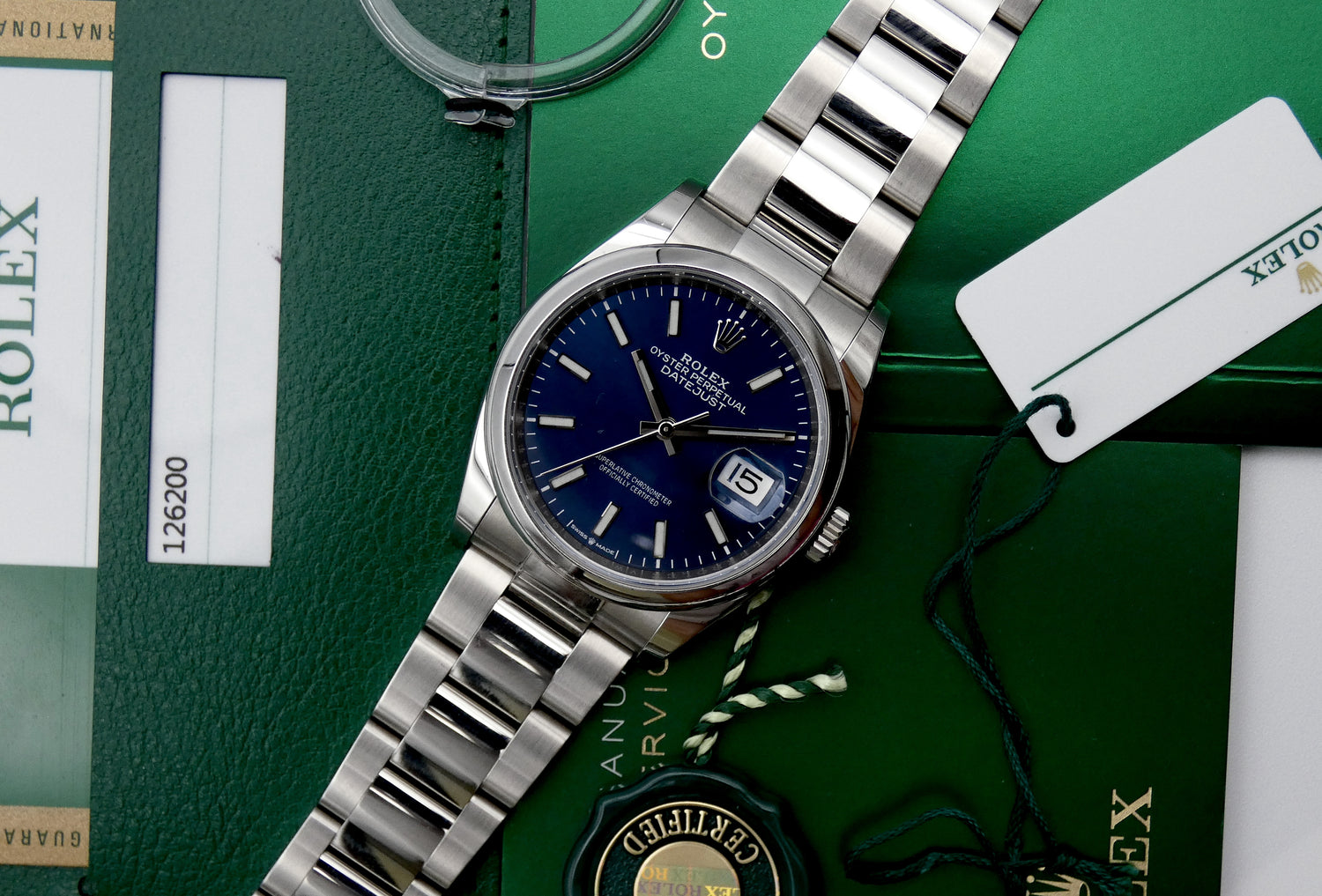 SOLD Datejust 36mm Blue/ Full Set / 2019